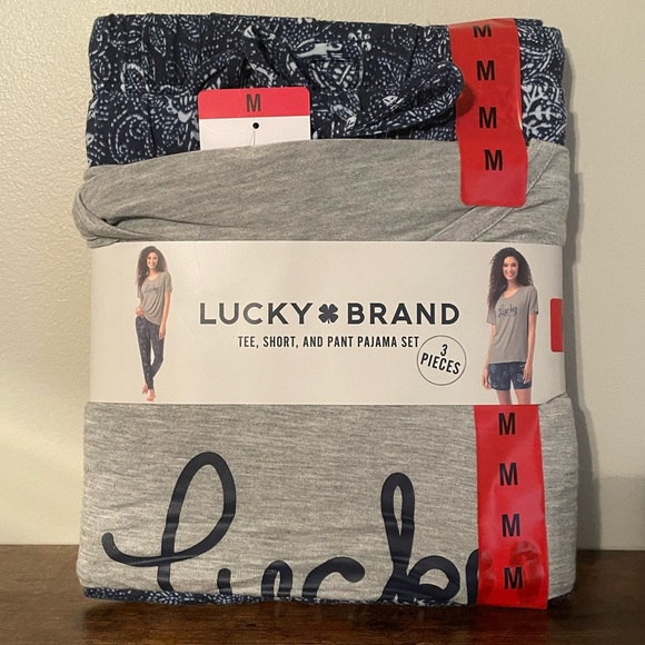 Lucky brand 3 piece pajama set - Picture 4 of 6